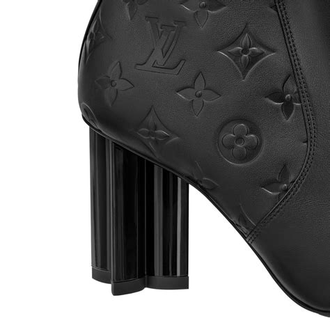 silhouette ankle boot louis vuitton|louis vuitton black heel boots.